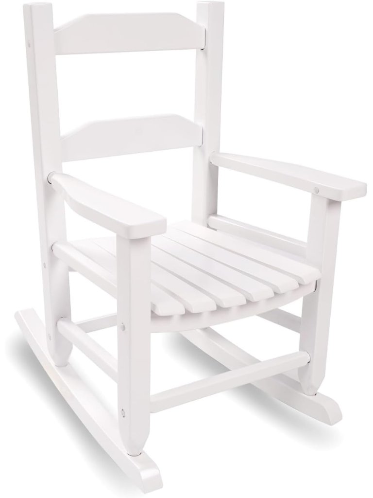 Kids Rocking Chair Toddler Wooden Indoor For Child Comfy Recliner Rocker For Bab
